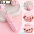 thumbnail image 5 of 1pc Lipstick Pin Cushions Needle Cushion Holder Plastic Pink Gold Small Lipstick Shaped Design Pincushion Embroidery Needle Storage Tools Pin Cushiona for Sewing Craft Accessory, 5 of 5