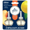thumbnail image 1 of Glade PlugIns Recambios Ambientador Perfumado y Aceites Esenciales para el Hogar y el Baño Yuzu & White Peach Fresh Collection 1.34 Fl Oz 2 unidades, 1 of 8