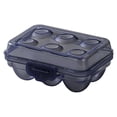 thumbnail image 6 of Plastic Egg Holder,6 Grid Egg Carton,Small Transparent Plastic Portable Egg Box Container,Home Egg Containers with Lid,Egg Storage Box,Refrigerator Egg Storage Container,Plastic Egg Tray,(Blue), 6 of 9