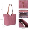 thumbnail image 3 of Bolso de mano Montana West MWC-118SMPK de cuero vegano para mujer, 3 of 6