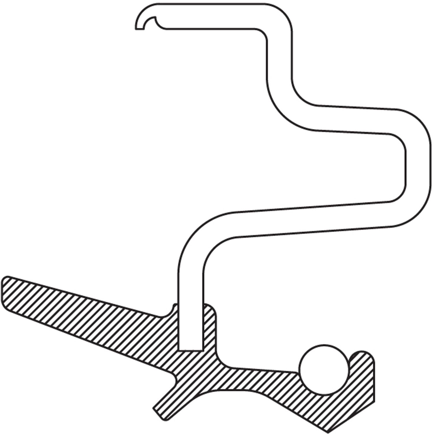 National 711099 Auto Trans Ext. Housing Seal