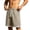 Khaki, variant on EOYWHK Workout Shorts for Men Built In Liner Relaxed Fit Men Gym Shorts Soft Lightweight Breathable Casual Activewear Daily Wear Outdoor Black, Size L