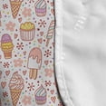 thumbnail image 4 of Ice Cream Microwave Oven Cover, Pastel Various Flavours Popsicles Cherry Summer Hearts Flower, Water Resistant Organizer with Pockets for Kitchen, 36" x 12", Pink Peach Mustard, by Ambesonne, 4 of 4
