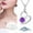 Multicolor C, variant on Latrodar Valentine's Day Gift Necklace Peach Heart Pendant Water Drop Necklace Halloween Mom Christmas Gifts
