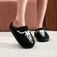 thumbnail image 2 of YLYL Women Men Winter Slippers Halloween Christmas Fluffy Plush Cute Cartoon House Indoor Outdoor Warm Shoes, 2 of 9