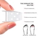 thumbnail image 2 of 1 par de separadores de dedos del pie Corrector de hallux valgus ajustador de superposición alivio del dolor Sywqhk Cuidado Belleza, 2 of 7