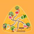 thumbnail image 1 of Children's Early Education Toys, Thinking Games, Shapes, Fruits, Marine Life, Cars, Numbers, Wooden Tracks, Intelligence Development, Walking Mazes, 1 of 4