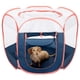 thumbnail image 1 of Corral Portátil para Perros y Tienda para Gatos Furhaven Azul Marino Mediano, 1 of 9