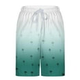 thumbnail image 5 of Clean Men's Swim Trunks Coconut tree print Pants Adjustable Drawstring Shorts With Compression Liner 7 Inch Inseam Board Shorts 2 In 1 Quick-Dry Bathing Suits Hawaii Beach Shorts, 5 of 6