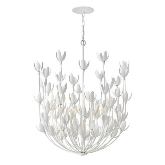 Bailey Street Coastal 6-Light Electric Hanging Flower Chandelier