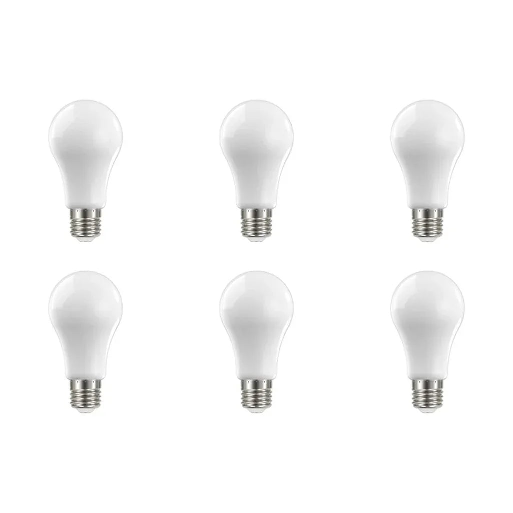 Satco S12435 A19 LED Filament Light Bulbs 1500 Lumens 13.5 Watt E26 Medium Base 4000K Dimmable (6 Pack)