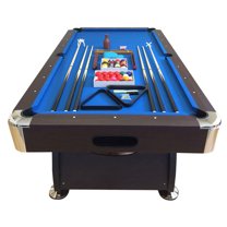 American Legend Kirkwood 90” Billiard Table with Rustic Finish, K ...