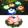 thumbnail image 1 of Solar Pond Lights , Floating Lotus Flower Solar Powered Pool Lights Garden Pond Solar Lily Flower Lights, 1 of 7