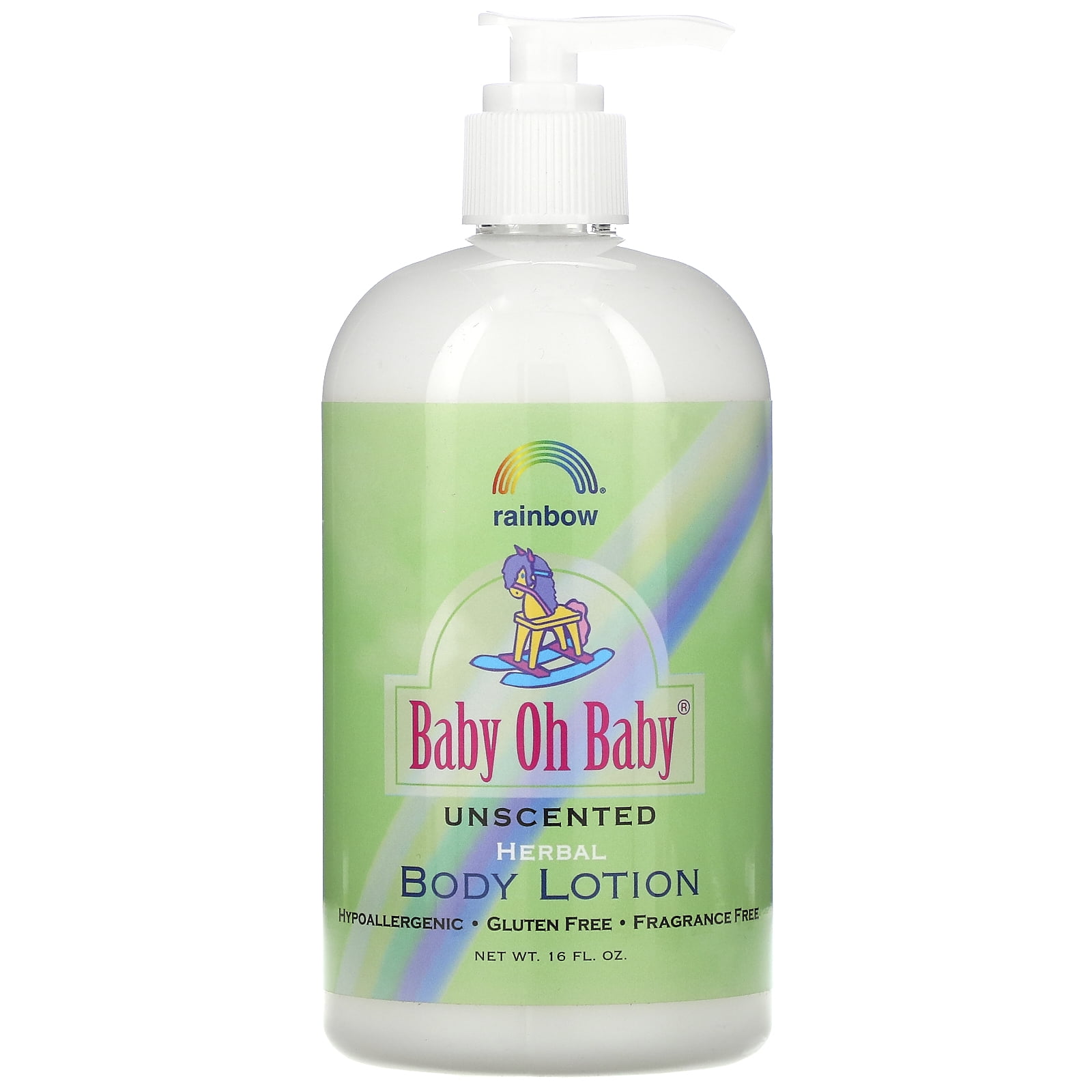 Rainbow Research Baby Oh Baby Herbal Body Lotion Unscented 16 Fl Oz Walmart Com
