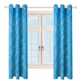 thumbnail image 4 of Water Ripple Light Blue Window Blackout Curtain 3d Printed Blackout Curtain Bedroom Living Room Hotel Window 2 Panel Shade, 4 of 6