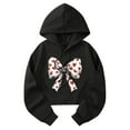thumbnail image 4 of Valentine's Cropped Sweatshirt for Women Funny Love Heart Graphic Hoodies Long Sleeve Pullover Shirts Tops (XL, Black), 4 of 6