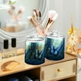 thumbnail image 3 of Yayeee 4 Pack Qtip Holder Bathroom Cotton Swab Canister with Lid Clear Dispenser Set, Blue Butterfly, 3 of 6