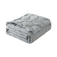 thumbnail image 2 of St. James Home Honeycomb Down Alternative Bed Blanket, Glacier Gray, Twin, 2 of 4