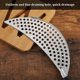 thumbnail image 2 of Stainless Steel Colander Strainer Stainless Steel Strainer Stainless Steel Pot Strainer Pan Strainer Pot Drainer Fry Drainer, 2 of 3