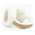 thumbnail image 3 of Audhol Winter Outdoor Ear Warmer Men’S Earmuffs Women Winter Ear Adjustable Faux Ear Warmer Warm Windproof Plush Earmuffs Foldable Unisex Fleece Earmuffs White One Size, 3 of 3