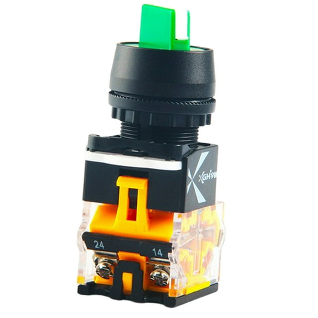 Interruptor De Botón De Bloqueo De Plástico LA22B-20X / 3 Interruptor De Botón De Dispositivo De Autobloqueo Con Cabeza De Aluminio Y Larga útil Zulema Interruptor de botón de enclavamiento