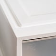 thumbnail image 4 of IRIS USA, Coffre de Rangement en Plastique avec Tiroir, Blanc, 3 Pièces, 4 of 7