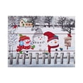 thumbnail image 1 of Wooden Triple Snowman Family Plaque, 1 of 1