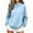 A306 Light Blue, variant on Trikvn Women's Quarter Zip Pullover Sweatshirts Long Sleeve Drop Shoulder Collared Fall Tops with Pockets Casual Slouchy Cozy Winter Clothes Fashion Jumpers