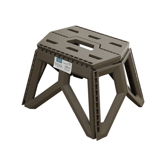 Stackable Plastic Folding Stool - Portable Compact Fishing Step Stool for Indoor Outdoor Splicable Multipurpose Seat