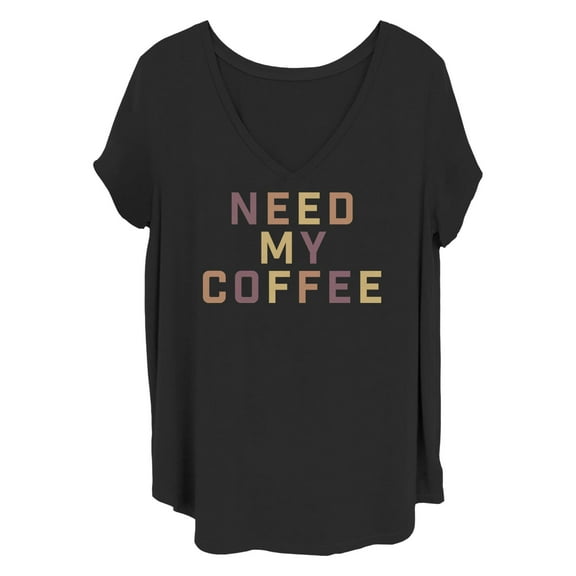 Women's Lost Gods Need My Coffee Quote  Graphic T-Shirt