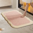 thumbnail image 1 of Alfombrilla de baño antideslizante con masaje de pies | 60 x 90 cm (23,6 x 35,4 pulgadas) de poliéster | Alfombrilla de ducha anticaída para zonas húmedas | Diseño multicolor con succión al vacío |, 1 of 6