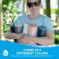 thumbnail image 3 of GROSCHE JASPER Insulated Tumbler with Straw - 23oz, Mountain Blue, 3 of 6