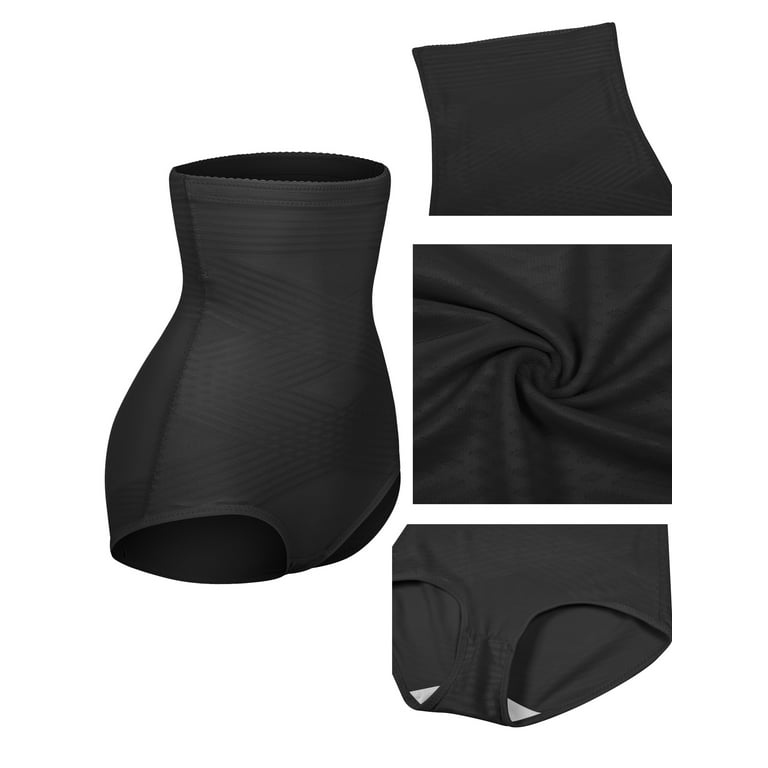 FOCUSSEXY Tummy Control Shapewear Panties for Women High Waist Trainer  Cincher Underwear Panties High Waisted Shapewear Briefs Waist Trainer Body  Shaper 