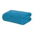 thumbnail image 6 of Soft Coral Fleece Bath Towel, Absorbent Polyester Bath Sheet for Daily Use and Travel, Quick-Dry Lightweight Towel for Gym and Beach, Lake Blue Color, 36x80cm Size, 1 Count, 6 of 9