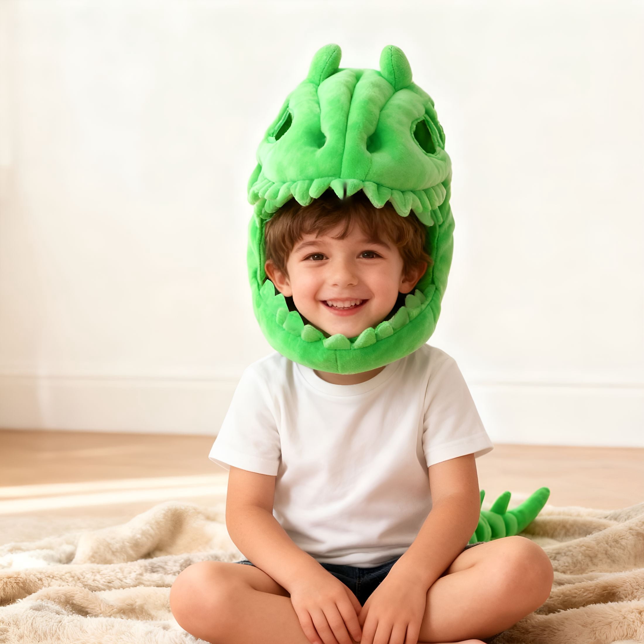 CYFW Weighted Dinosaur Stuffed Animal-Silly Dino Plush Skeleton,Spinosaurus Plush Dino Outfit,Outfit Halloween Fun Dinosaur Skeleton Plush Costume with Spine Extension for Parties