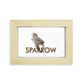 thumbnail image 1 of Nourriture Gorge Moineaux Oiseaux Bureau Décorer Photo Cadre Image Art Peinture 5 X 7 Pouces, 1 of 3
