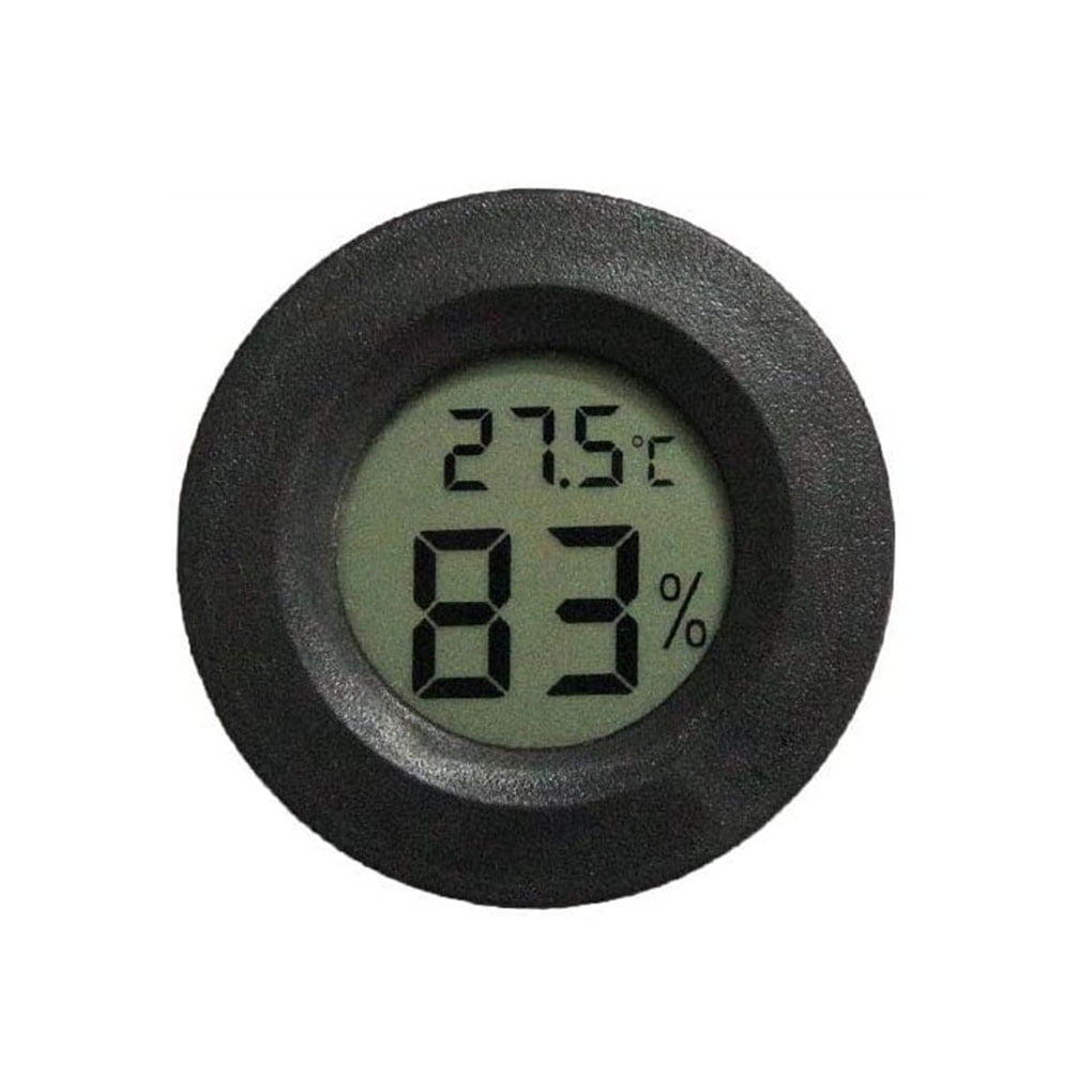 Digital LCD Thermometer Hygrometer Probe Reptile Heating Humidity Aquatic Mini 