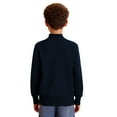 thumbnail image 6 of Lenpel Boys Girls' Turtleneck Sweaters Unisex Baby Toddler Fleece Lined Long Sleeve Pullover Sweater Tops Fall Winter Clothes(Black,8-9 Years), 6 of 7