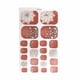 thumbnail image 2 of Pegatinas para uñas de los pies Pegatinas para uñas de los pies Pegatinas de uñas de imitación bronceadas, 2 of 2
