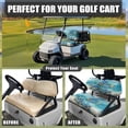thumbnail image 5 of Yuyamidu Cute Sea Turtle Golf Cart Seat Covers Full Set of 2 Beach Club Car Backrest Button Seat Cushion Stylish Golf Cart Accessories, 5 of 8