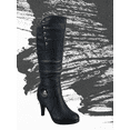 thumbnail image 5 of Women's Heeled Knee High Platform Side Zip Buckle Casual Dress Fashion Boots Shoes, 5 of 5