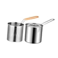 thumbnail image 3 of Juego de freidora BLESIY Olla para cocinar cacerola para leche cesta para freír multiusos freidora japonesa Tempura, 3 of 8