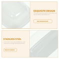 thumbnail image 3 of Soimiss Cream Cheese Container and Butter Holder with Lid White Plastic for Kitchen Storage, 3 of 4