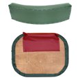 thumbnail image 4 of 105812ASA Green & White Seat Cushion Set Fits Oliver 1550 1555 1600 1650 1800, 4 of 8