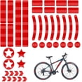 thumbnail image 1 of Bicycle Reflectors, Bicycle Stickers Reflective Stickers, 42 Pieces Bicycle Stickers Reflective Tape, Reflective Sticker Clothes, For Kids Scooters Bicycles Helmet Strollers, 1 of 5