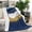 Blue Gold Marble, variant on Skulls with Fire Pattern Blanket,Comfortable Soft Flannel Throw Blanket,All Season,Warm Lightweight Blankets for Sofa Bed Couch Living Room Chair,30"x40"(80x100cm)