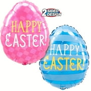 16 inch Funny Bunny Egg Pack Foil Mylar Balloon - Party Supplies Decorations