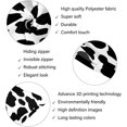 thumbnail image 2 of Cow Print Body Pillow Cover Black and White Cow Cowhide Pattern Long Pillow Case Protector with Zipper Decorative Farmhouse Animal Skin Large Pillowcases Cushion for Bedroom,Couch,Home Gift 20"x54", 2 of 5
