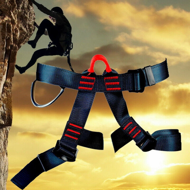 Tree Climbing Construction Harness HUAWELL Safety Belt with Adjustable Lanyard 