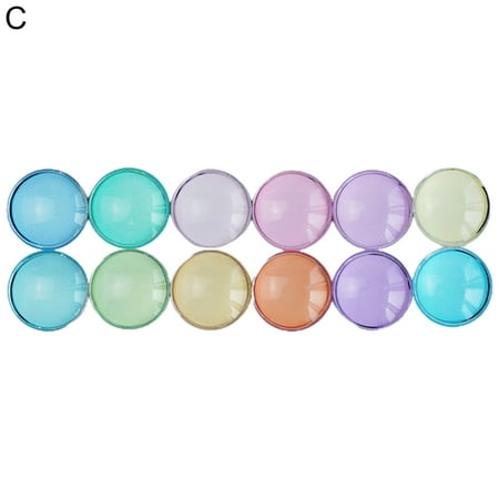 

12PCS Glass Fridge Magnets Refrigerator Magnets for Organizing Cabinet Whiteboard Colorful Decoration Magnets for Map Kid s Drawing Message Card Using